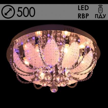 Люстра 55722/500 CR хром 5х40W E14 LED-RBP ПДУ d500, 24